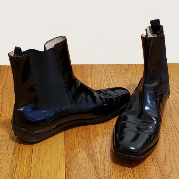 Tod's Patent Leather Boots - Picture 2 of 11